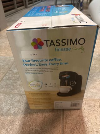 Cafetera Tassimo Finesse Bosch NUEVA Y PRECINTADA