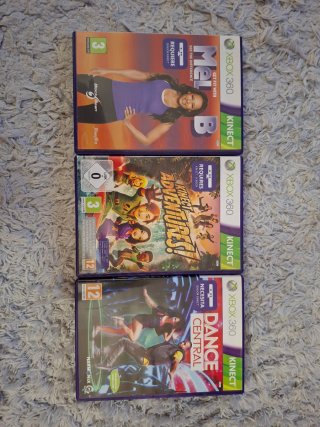 Lote 3 Juegos Xbox 360 Kinect
