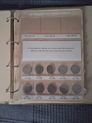 Álbum Monedas Estado Español Verde