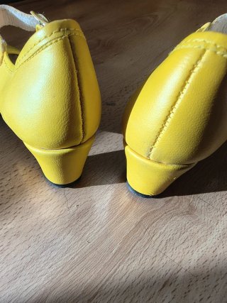 Zapatos Flamenco Niña A Osuna Amarillos