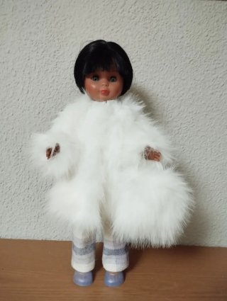 Abrigo de pelo para Nancy colección.