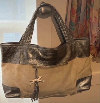 Bolso Bimba y Lola Beige/Plata Mujer