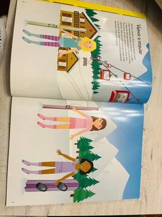 Libro de pegatinas de vacaciones, nuevo.