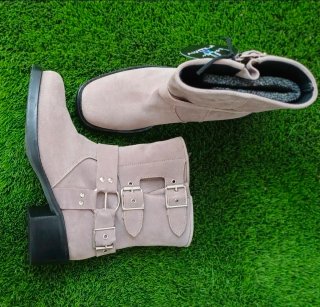 Botas Biker Beige