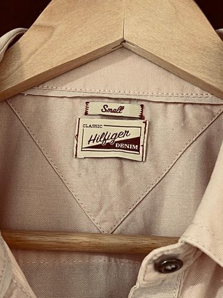 Camisa Hilfiger Denim Rosado Claro