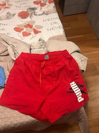 Costume da bagno Puma rosso