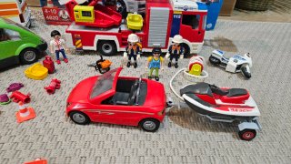 Lote Playmobil Camión Bomberos y más