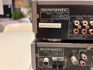 Equipo Hi-Fi Vintage Marantz SR1020 + DD1020