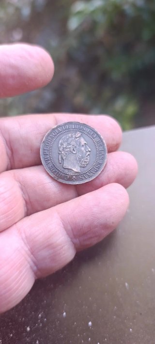 Carlos VII 5 Cts. 1875 ceca: Onate MBC con Certif.