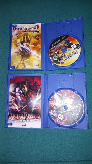 Lote PS2 Samurai Warriors 1 y 2 PlayStation 2 Esp