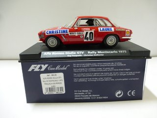 FLY NUEVO Alfa Giulia GTV Montecarlo 75 SCALEXTRIC