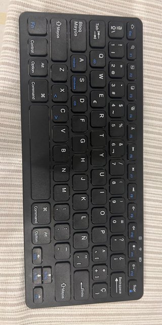 Teclado Bluetooth KARFUN Español Negro
