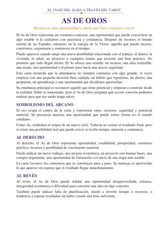 El viaje del alma a través del tarot: Los 78 Ar...