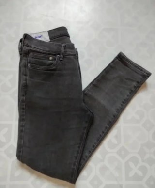 Pantalón Skinny H&M Gris Talla 40