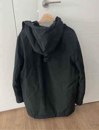 Abrigo GAP con capucha hombre negro