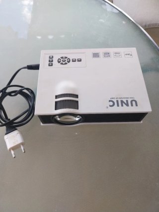 Proyector HDMI AV USB SD Negro/Blanco