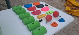 Lotes de volúmenes de escalada boulder