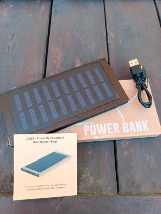 Cargador Portátil Solar 8000 mAh