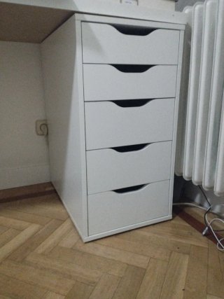 Cajonera Ikea Alex Blanca