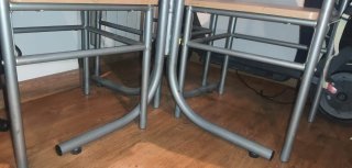 Mesa de Comedor Redonda con 4 Sillas