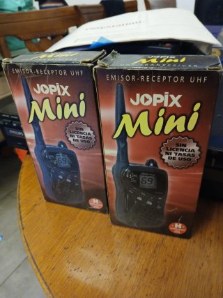 2 x JOPIX Mini LPD Walkie Talkies  en buen estado,
