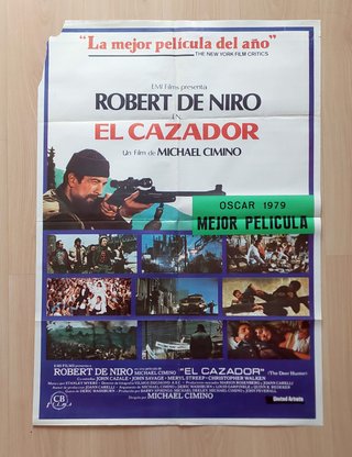 Cartel de cine original El Cazador (1978 De Niro)