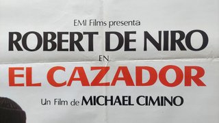 Cartel de cine original El Cazador (1978 De Niro)
