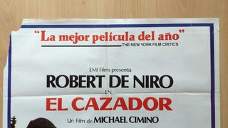 Cartel de cine original El Cazador (1978 De Niro)