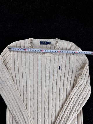 Sweater Cable Knit Polo Ralph Lauren Women M