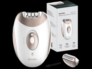 Depiladora Cecotec Bamba Inalámbrica Oro/Blanco