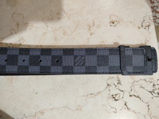Cintura Louis Vuitton Damier Graphite