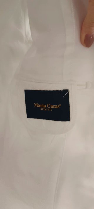 Traje de Novio Blanco y Negro