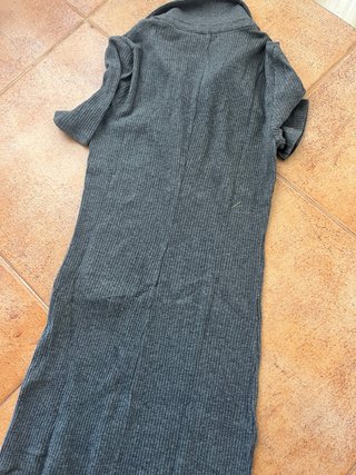 Vestido largo gris Talla S