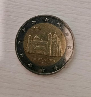 Moneda Alemania 2014 Niedersachsen. Bueno