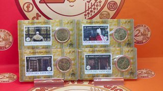Serie Stamp&Coin Card Vaticano 2025 Anno Santo