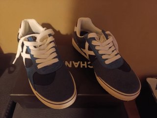 Zapatillas Munich Futbol Sala Azul/Blanco