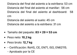 Moto Infantil Honda CRF300L Roja (Usada 2 veces)