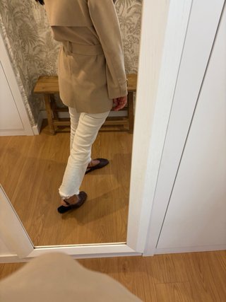 Gabardina ante Zara Beige Talla S