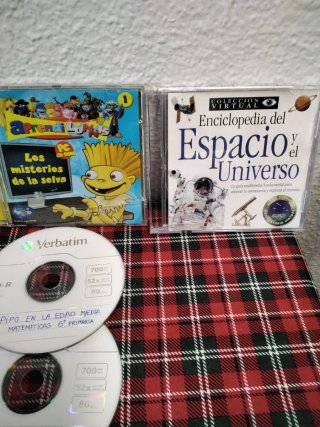 Lote 20 CDs Educativos Pipo y Lunnis
