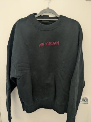 Sudadera Nike Air Jordan Negra.