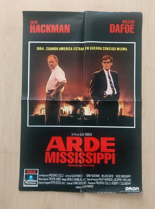 Cartel Original VIDEOCLUB Arde Mississippi (1988)