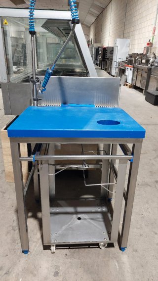 Mesa de preparación para pescadería