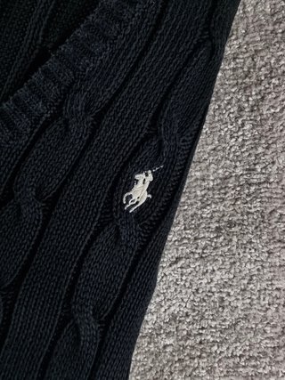 Sweater Cable Knit Polo Ralph Lauren Women XS