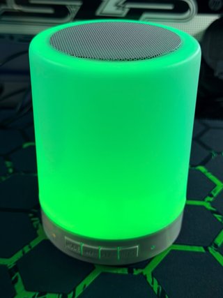 Altavoz Bluetooth Lampara LED Tactil Radio FM RGB