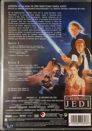 Star Wars - Primera Trilogía DVD COLECCIONISTAS