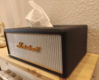 Caja de pañuelos inspirado en Marshall
