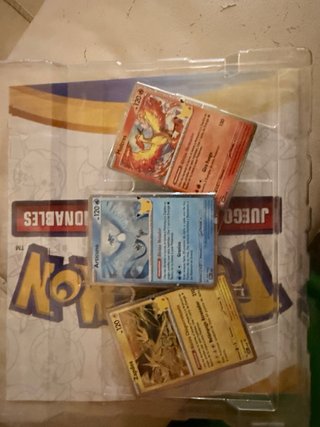 Cartas Pokémon Moltres, Articuno, Zapdos POSTER