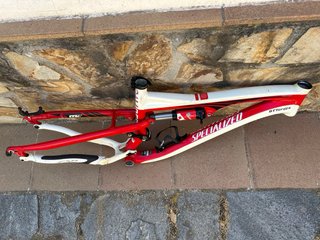 Cuadro Specialized Camber FSR Rojo/Blanco