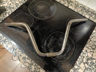 Manillar BMX/Clásica Elevado Cromado