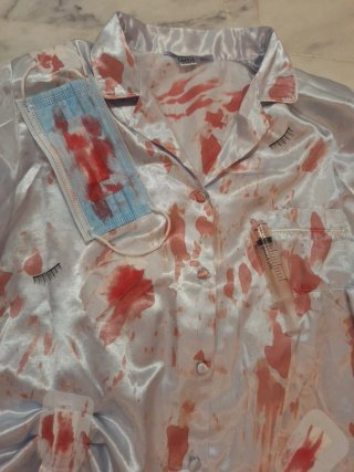 Disfraz Halloween Paciente Zombie Talla 48